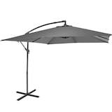 thumbnail of tectake Parasol con manivela APOLO 2,5 x 2,5 m   Gris Claro