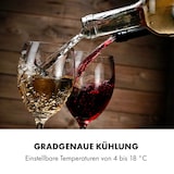 thumbnail of Klarstein Vinamour 48 Uno Weinkühlschrank 128l 48Fl 3 Einschübe 4-18°C Schwarz