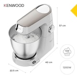 thumbnail of Kenwood Food Processor Kvl65 001wh Kenwood001wh Kenwood 001wh Titanium Chef Baker Xl White (kvl65.001wh)