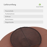 thumbnail of Firebowl Ebeko 3-in-1 | Grillfunktion als Tisch nutzbar | Grillrost + Funkenschutz Rost