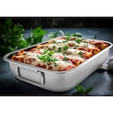 thumbnail of METRO PROFESSIONAL Cacerola, acero inoxidable, 43 x 31 cm, altura: 8 cm, apta para horno