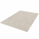 thumbnail of Tapis rectangulaire motif berbère gris clair 160 x 230 cm