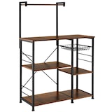 thumbnail of tectake Estantería para cocina Crawley 90x40x131,5cm  Madera Industrial Oscura, Rústica