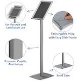 thumbnail of Infoständer Europel mit Klapprahmen A4 25mm 355033