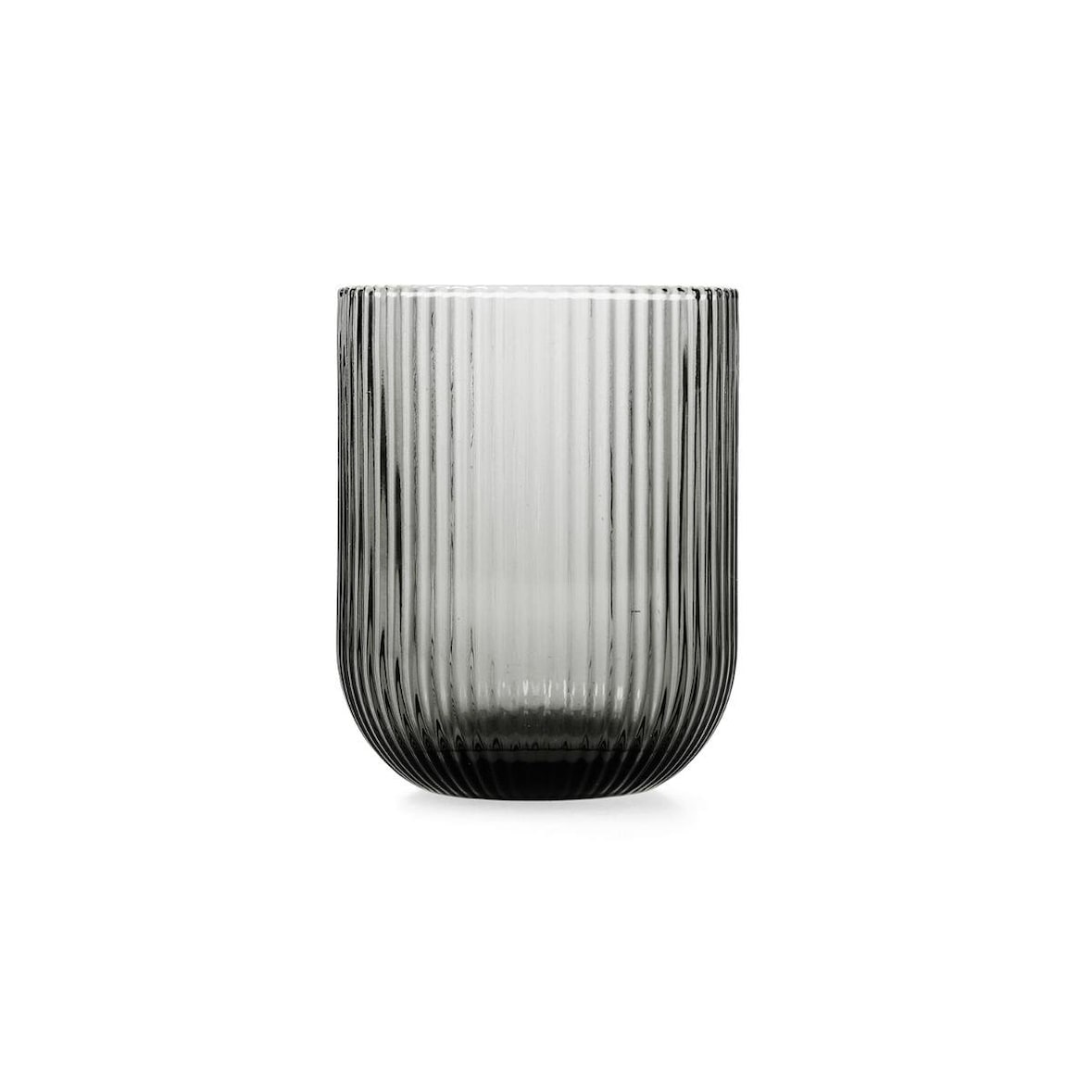 Bidasoa Fosil Vaso Bajo Vidrio Gris 28cl
