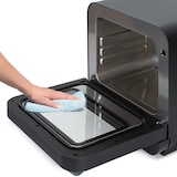 thumbnail of Vita Pro Heißluftfritteuse Dampfgaren 2450 W 18 Ltr 800 ml Wassertank Schwarz