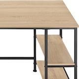 thumbnail of tectake Escritorio para ordenador Canton 120x60x75,5cm  Madera Industrial Clara, Roble Sonoma