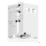 thumbnail of AcquaVapore D37-23L0-EC Dusche Duschtempel Komplett Duschkabine 100x100