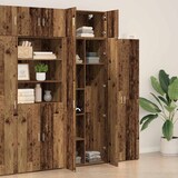 thumbnail of vidaXL Badschrank Altholz 70 x 42,5 x 225 cm Holzwerkstoff