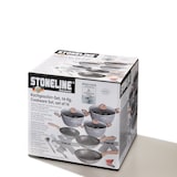 thumbnail of STONELINE® CERAMIC Back to Nature Kochgeschirr-Set, 14-tlg., Keramik-Beschichtung, mit Glasdeckeln, Induktion
