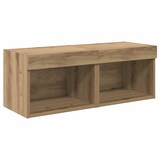 thumbnail of Helloshop26 - Lot de 8 meubles TV muraux modernes avec LEDs rangement design minimaliste 30 x 28,5 x 30 cm en bois d'ingénierie 02_0056083