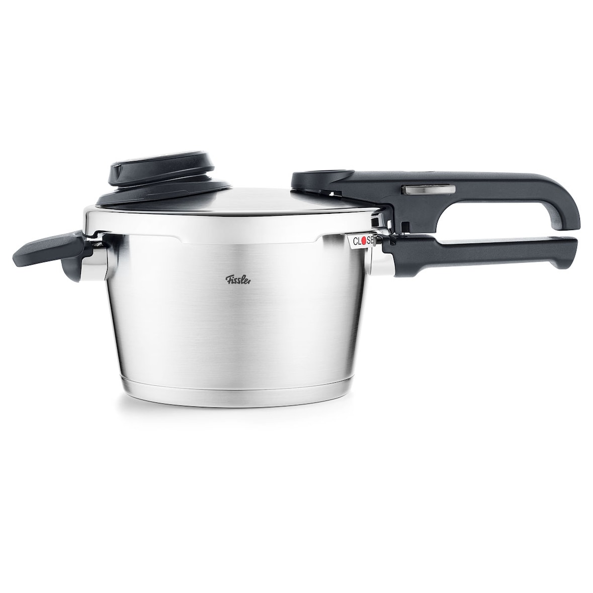 Fissler - Vitavit Premium - Schnellkochtopf 2,5 l, Durchmesser 18 cm mit Dampfgareinsatz und Ständer