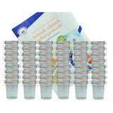 thumbnail of 48er Set Weck Gläser 160 ml Sturzgläser mit 48 Glasdeckeln, 48 Einkochringen und 96 Klammern incl. Diamant-Zucker Gelierzauber Rezeptheft
