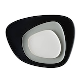 thumbnail of Assiette Creuse Authentic Collection Verre recyclé Transparent 32 cm X 6 Mondo Deco