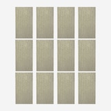thumbnail of Juego de 12 paneles decorativos con efecto piedra rayada 3D, 8,6 m², revestimiento de pared de poliuretano, 120 x 60 x 2,5 cm, color gris roca