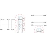 thumbnail of Noverb Design - Lampada da Terra Acustica Fonoassorbente Made In Italy - Serie Silum Color Verde Chiaro 37 x 180 cm (d x h)