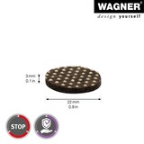thumbnail of WAGNER Anti-Rutsch Pads 12tlg. - Ø 22 x 3 mm, Filz Mix, selbstklebend, rutschhemmend - 16012299