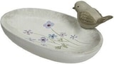 thumbnail of Vogelfutterstelle Vogeltränke Terrakotta H.9,5 cm blau gelb Stückpreis