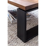 thumbnail of WOHNLING Couchtisch Holz Sofatisch mit Metallgestell Wohnzimmertisch Tisch