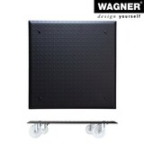 thumbnail of WAGNER Pflanzenroller ALASKA - 45 x 45 x 9,5 cm, In- & Outdoor, Alu Noppenblech, schwarz,max 150 kg - DE Ware - 20139101