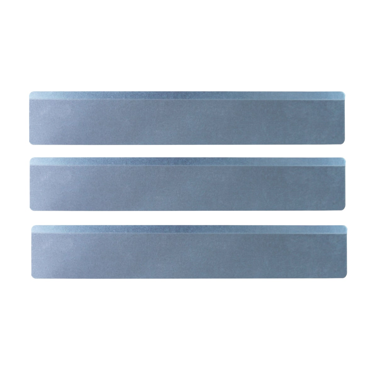 PROREGAL Trennblech-Satz für Werkstattwagen oder Schubladenschrank | HxB 6x34,8cm | 3 Stück | Verzinkt