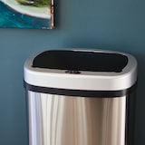 thumbnail of Kitchen Move Poubelle automatique inox MAJESTIC SILVERY 58L Acier inoxydable Silver