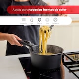 thumbnail of BERGNER Click&Cook - Batería de Cocina 10 Piezas Color Negro con Mango Extraíble: 3 Sartenes, 2 Cazos, Tapas y Utensilios en Aluminio Fundido