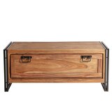 thumbnail of SIT Möbel Plankenset 3 stuks. | 1 schoenenkast, 2 panelen | Acacia + schroot | naturel met antiek zwart | B 130 x D 40 x H 50 cm | 18000-41