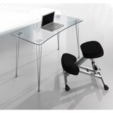 thumbnail of Oreste Luchetta SCRIVANIA STAMFORD in vetro Trasparente H.74 x L.120 x P.60 cm