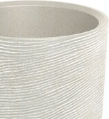thumbnail of WellHome - Blumentopf aus Rotationsgeformtes Polyethylen 56L Ø60X100cm in farbe Sandweiß - Tubra Round SLIM