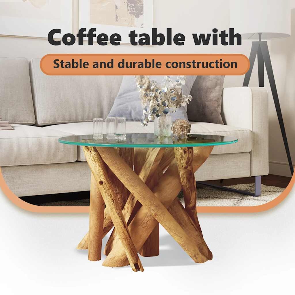 Couchtisch Teak Massiv | vidaXL : Farbe - Braun