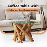 thumbnail of Couchtisch Teak Massiv | vidaXL : Farbe - Braun