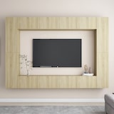 thumbnail of Set de muebles salón TV 8 pzas madera ingeniería roble Sonoma