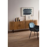 thumbnail of SIT Möbel Sideboard | 4 Türen | Mangoholz natur | Gestell Altmetall schwarz | B 190 x T 45 x H 76 cm | 09313-01 | Serie STRIPE