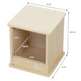 thumbnail of Joyz Kindersitzgruppe 5-teilig mit 1 Tisch & 4 Hockern, Kindermöbel Set aus Holz, Hocker mit Stauraum, Kindertisch Schreibtisch Maltisch für