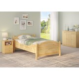 thumbnail of Seniorenbett extra hoch Federholzrahmen 120x220 Massivholz Holzbett Einzelbett 60.40-12-220 FV M