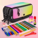 thumbnail of Milan Sunset - Estuche Portatodo Triple con Cuatro Cremalleras para Material Escolar