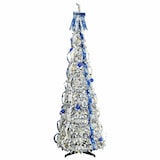 thumbnail of vidaXL Künstlicher Weihnachtsbaum mit 150 LEDs Weiß 180 cm PVC