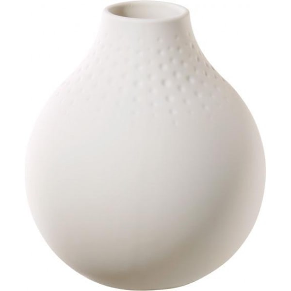 Villeroy & Boch Manufacture Collier blanc Vase Perle klein 11x11x12cm
