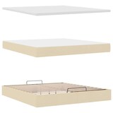 thumbnail of vidaXL Ottoman-Bett mit Matratze Creme 180x200 cm Stoff