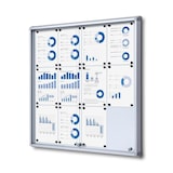 thumbnail of Vitrine d'affichage "LS" verre ESG -magnétique- 12 x A4 - VKF Renzel