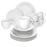 thumbnail of 18tlg. Kaffeeservice TOMMY weiß Porzellan für 6 Personen