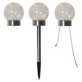 thumbnail of LED Solar Kugel 3in1 Balkonleuchte Tischlampe Wegleuchte Sensor D:12cm