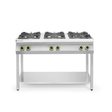 thumbnail of HENDI Gasfornuis 6-pits open standaard, Kitchen Line, 28,5kW, 1200x700x(H)900mm