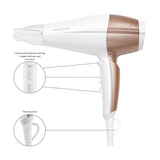 thumbnail of Proficare PC-HT 3010 Haartrockner Weiss-Champagner