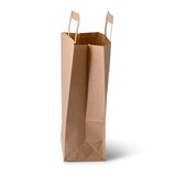 thumbnail of greenbox - Tragetaschen aus Recyclingpapier M, 22 x 10 x 28 cm, braun                              , 250 St.