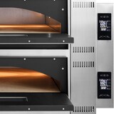 thumbnail of GGF Pizzaofen FR-Line Digital, 2 Kammern Vollschamott für 6 Pizzen á Ø 360 mm, 1370x850x750 mm (BxTxH), 18 kW