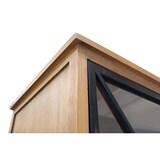 thumbnail of Mobile vetrina da interno ingresso salotto in legno e metallo con1 anta battente e 3 ripiani Linea Industrial