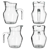 thumbnail of Valentin 6er Set Glaskrug Milch-Kanne mit Henkel Wein-Karaffe Limo Saft