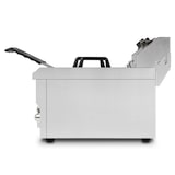 thumbnail of VERTES Freidora Freidora de acero inoxidable 2x 10L (2x 3000W, 230V, temperatura infinitamente variable 50-250°C, 2 cestas para freír)